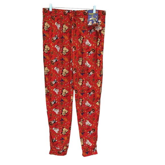 Main & Local Men's Large Lounge Pants Halloween Dogs  Howl O Ween - Picture 3 of 5